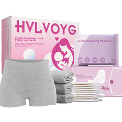 HVLVOYG 3-in-1 postpartum kit main package with dust-free seals for hygienic prep.