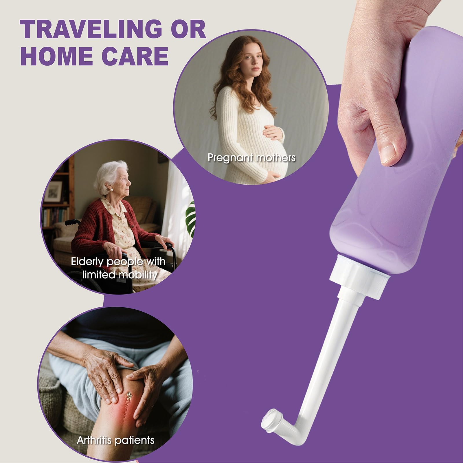 HVLVOYG heat-resistant bottle maintains shape when warmed for consistent cleansing experiences