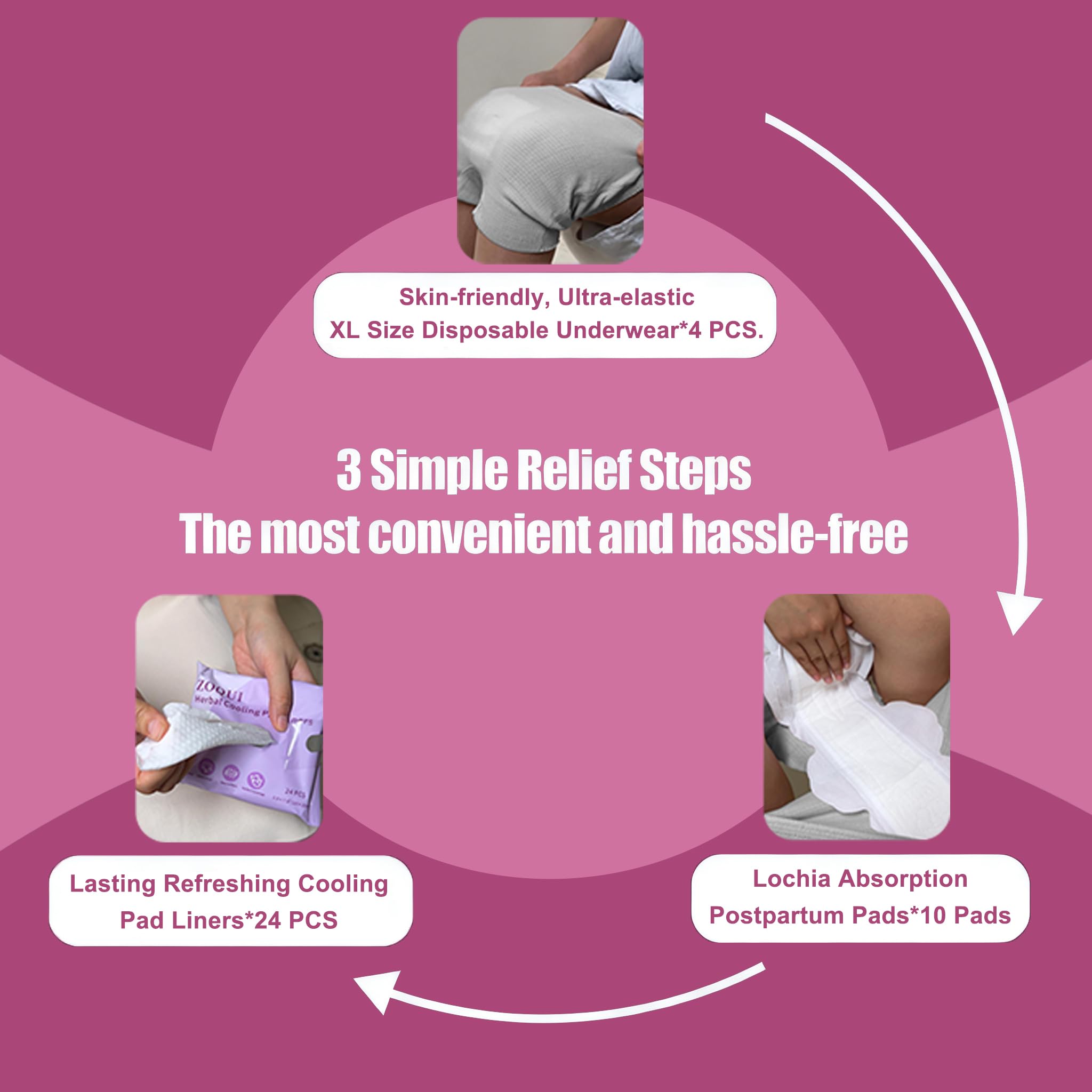 HVLVOYG leak-proof maxi pads in action, offering secure protection day and night.