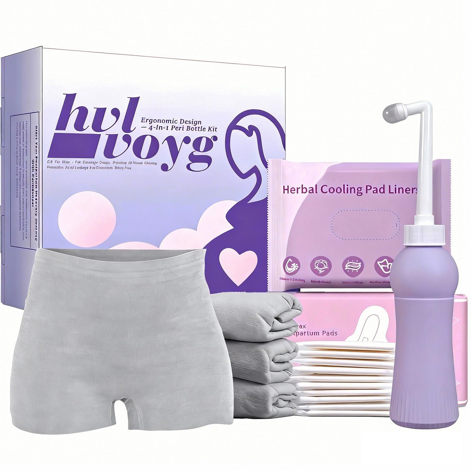HVLVOYG peri bottle angled 75-degree design for easy cleansing without bending.