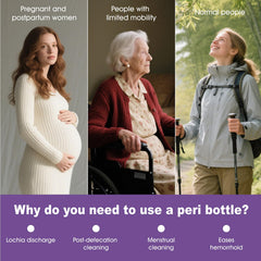 HVLVOYG peri-bottle precision-angle 75deg enables comfortable, targeted cleaning in postpartum routines