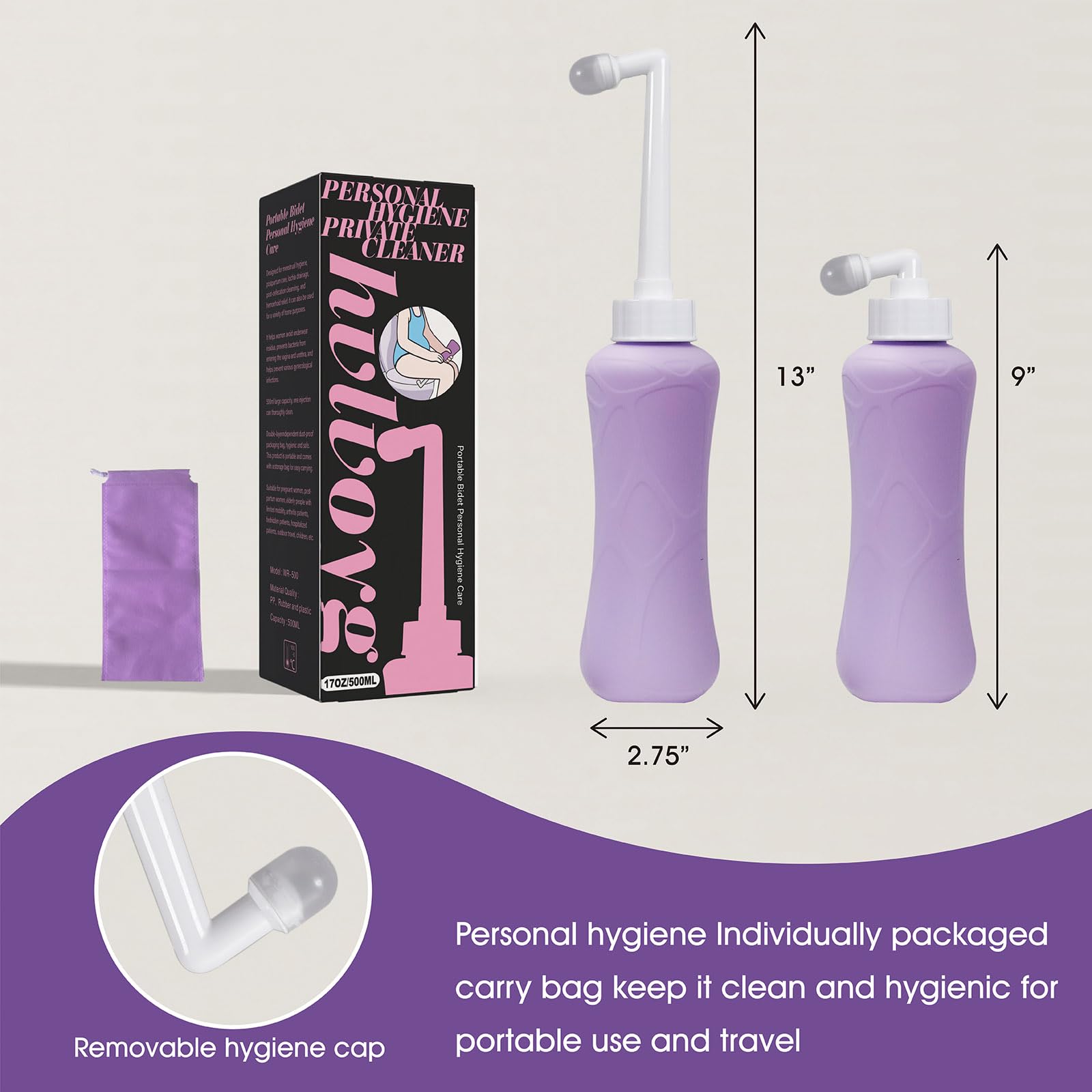 HVLVOYG postpartum care bottle offers travel-ready convenience for busy days and hospital-to-home transitions