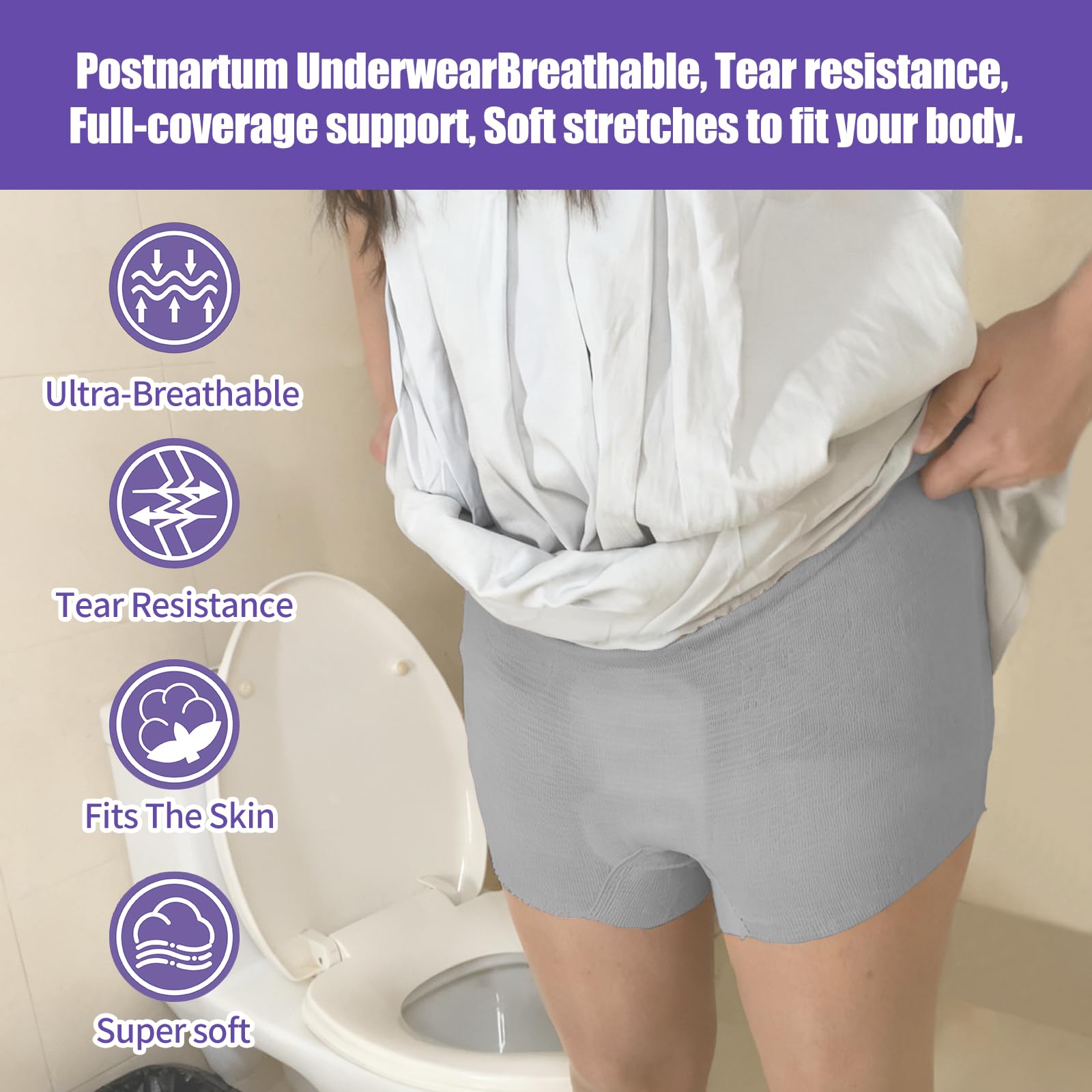 HVLVOYG postpartum care kit box showing complete recovery essentials.