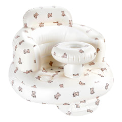 Hvygss inflatable baby seat with Bear Cub pattern for gentle, supported sitting.
