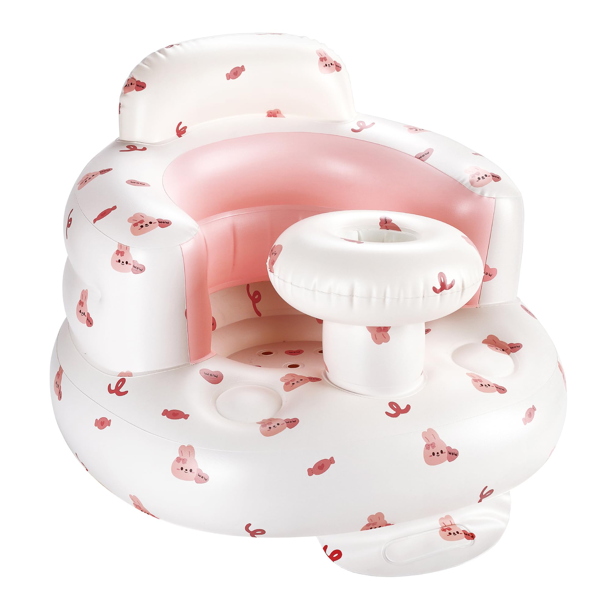 Hvygss inflatable baby seat with tray supports feeding on the go