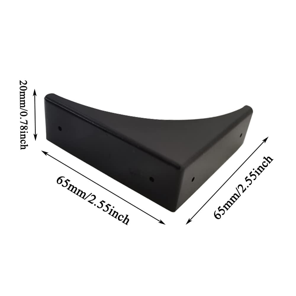 HWAQHDYL black metal corner protector on table edge demonstrates protection