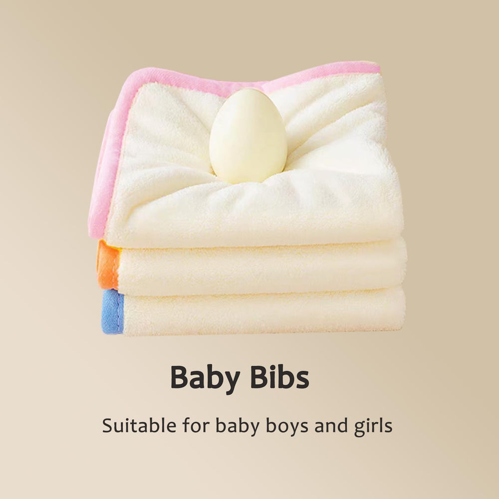 Hwieccogts set of 6 baby bibs provides convenient coverage on the go