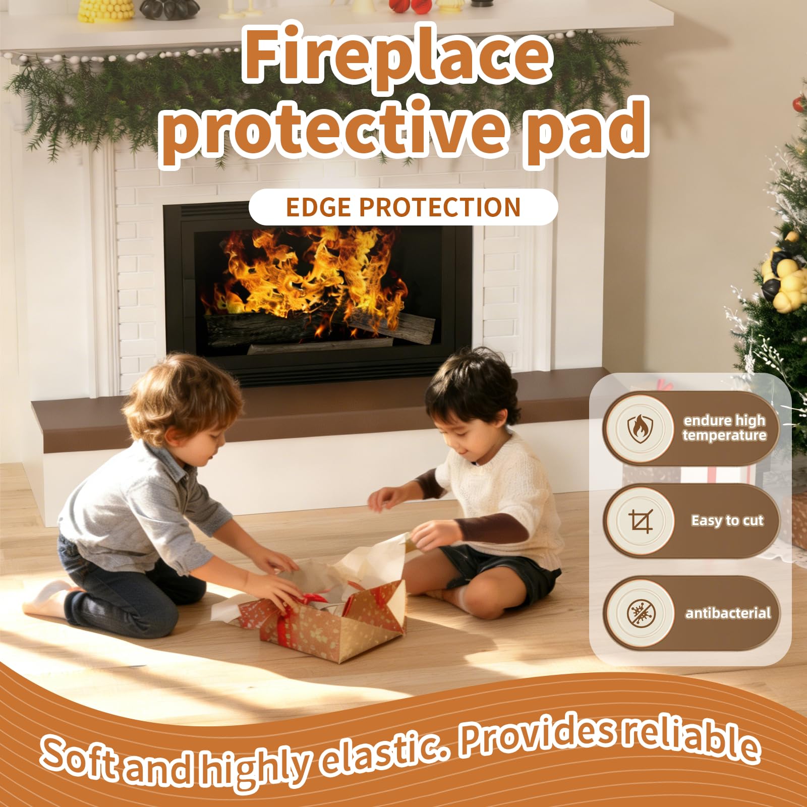 HXHMZP foam brick protection pad cushions fireplace edges to reduce bumps