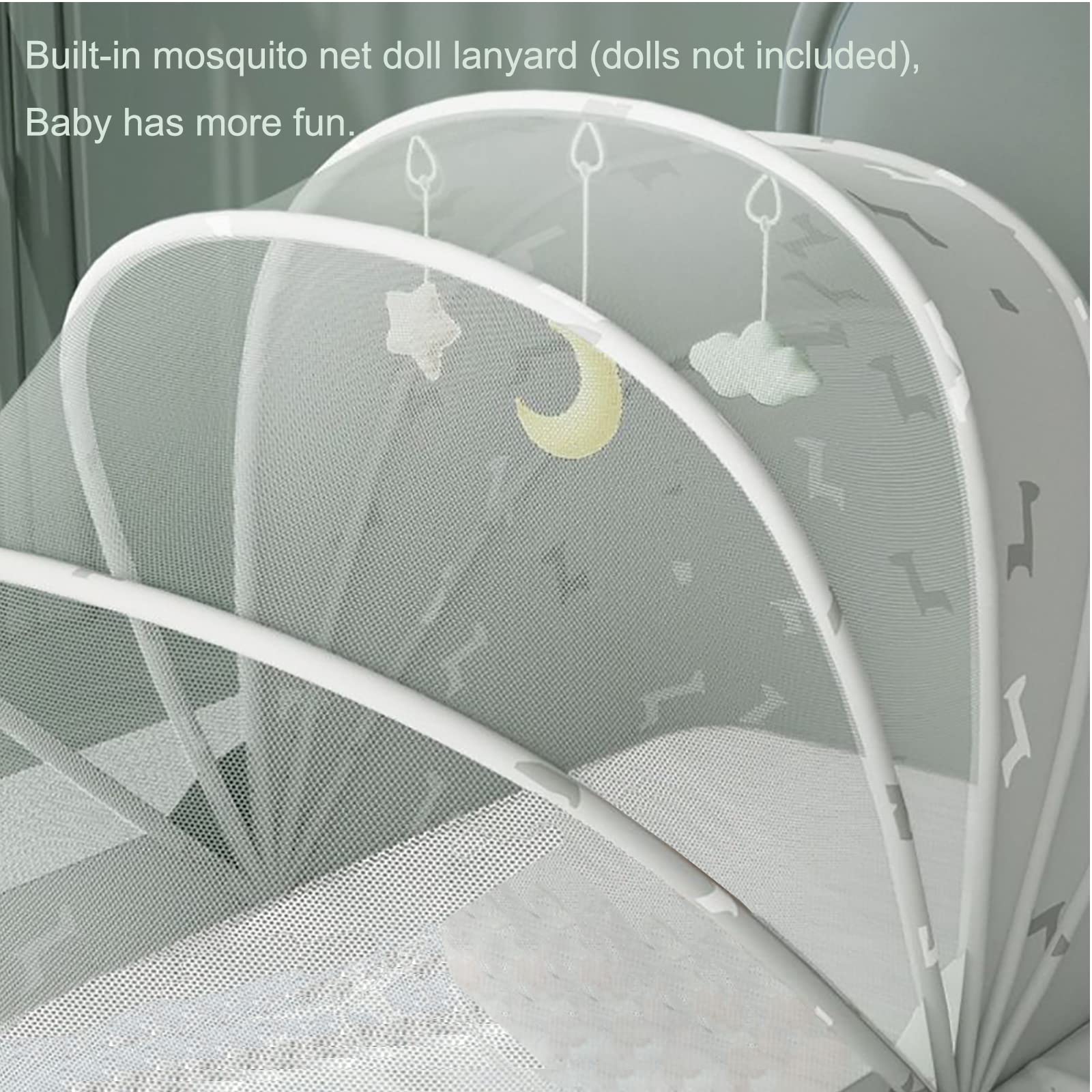 Hxxyilok green safe material suitable for infants and easy to clean.
