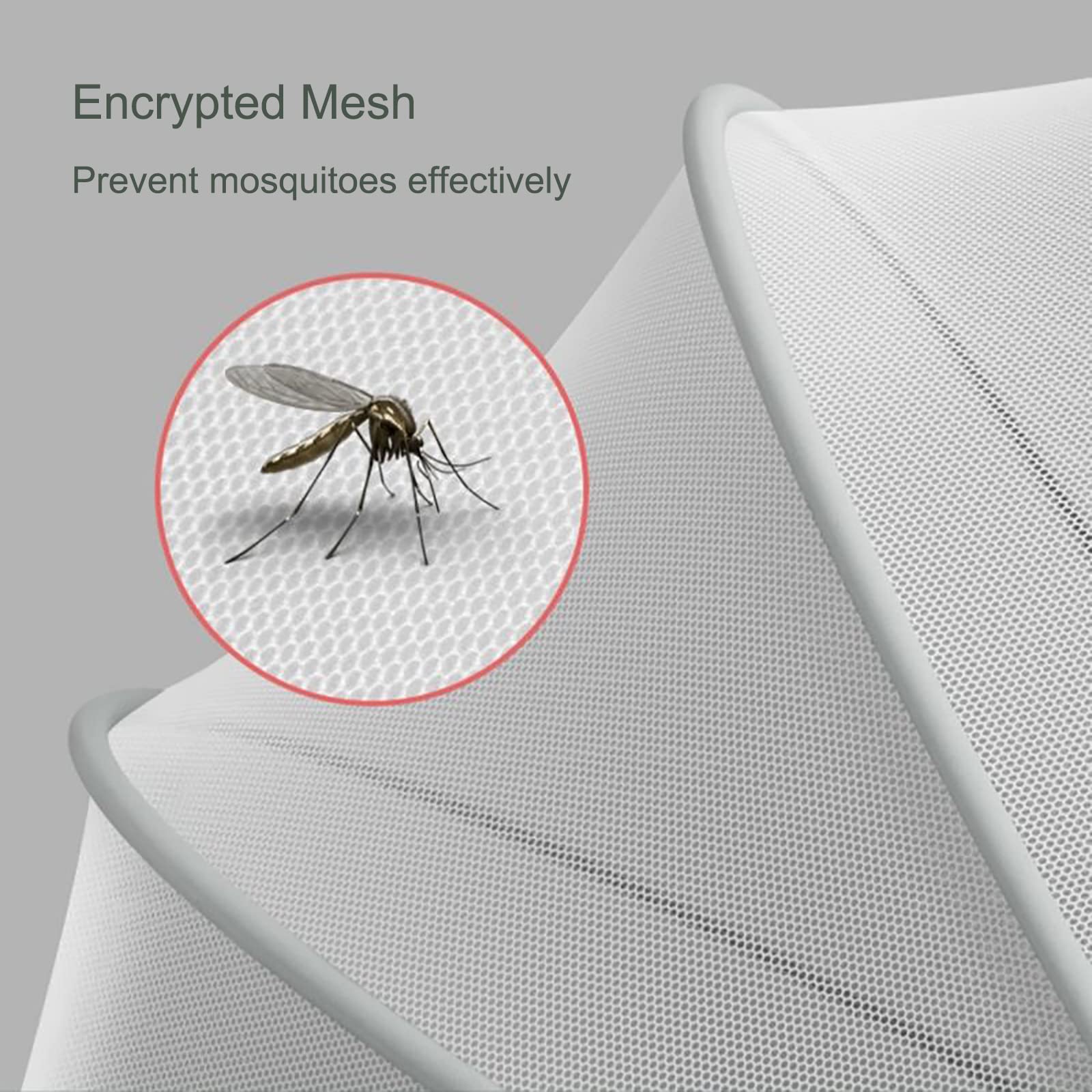 Hxxyilok portable folding crib cover offers quick setup for on-the-go use.