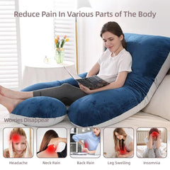 Removable velvet cover of HychYAYA pillow for easy cleaning and freshness.