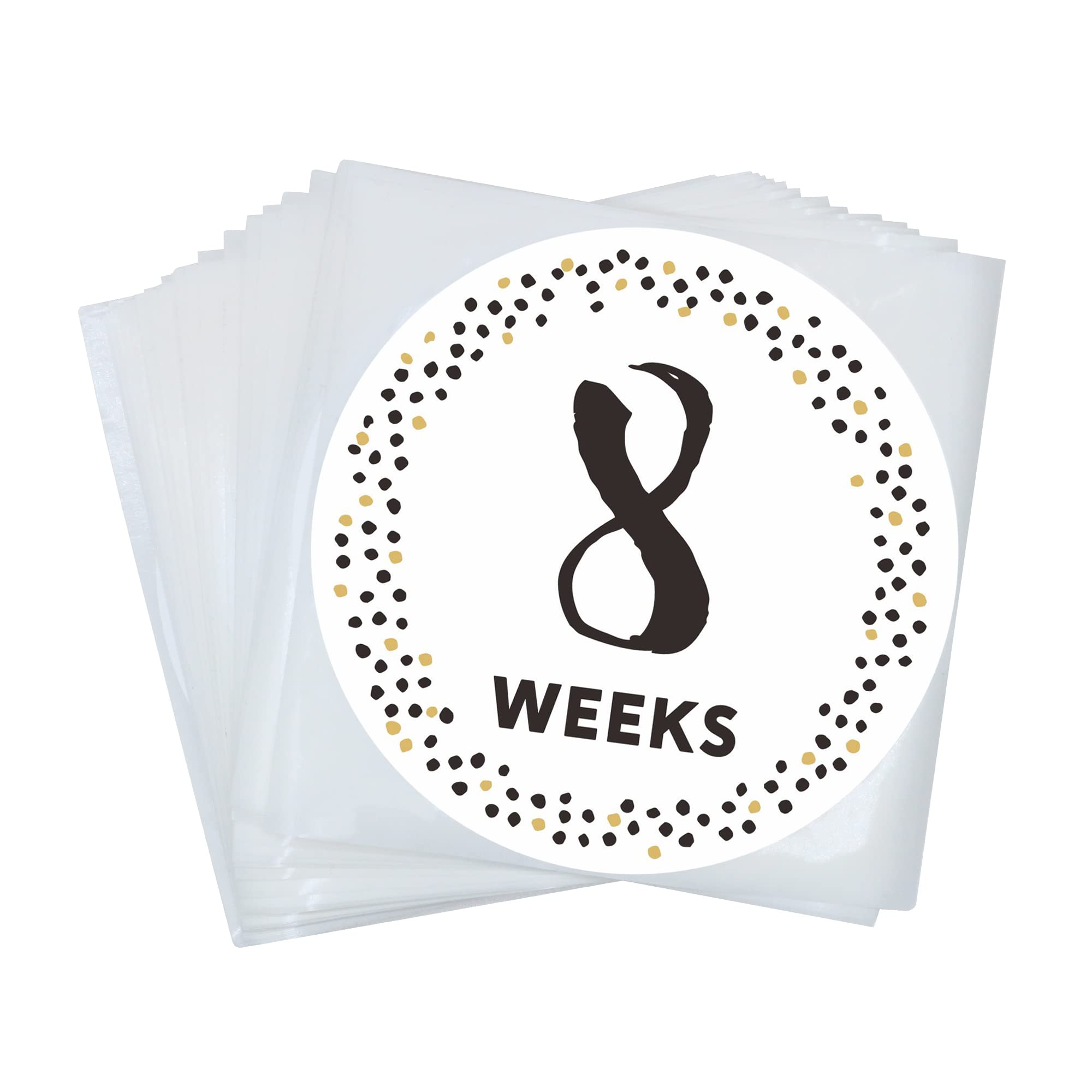 Hycodest pregnancy milestone sticker week 12 highlighting growth progression for keepsake photos