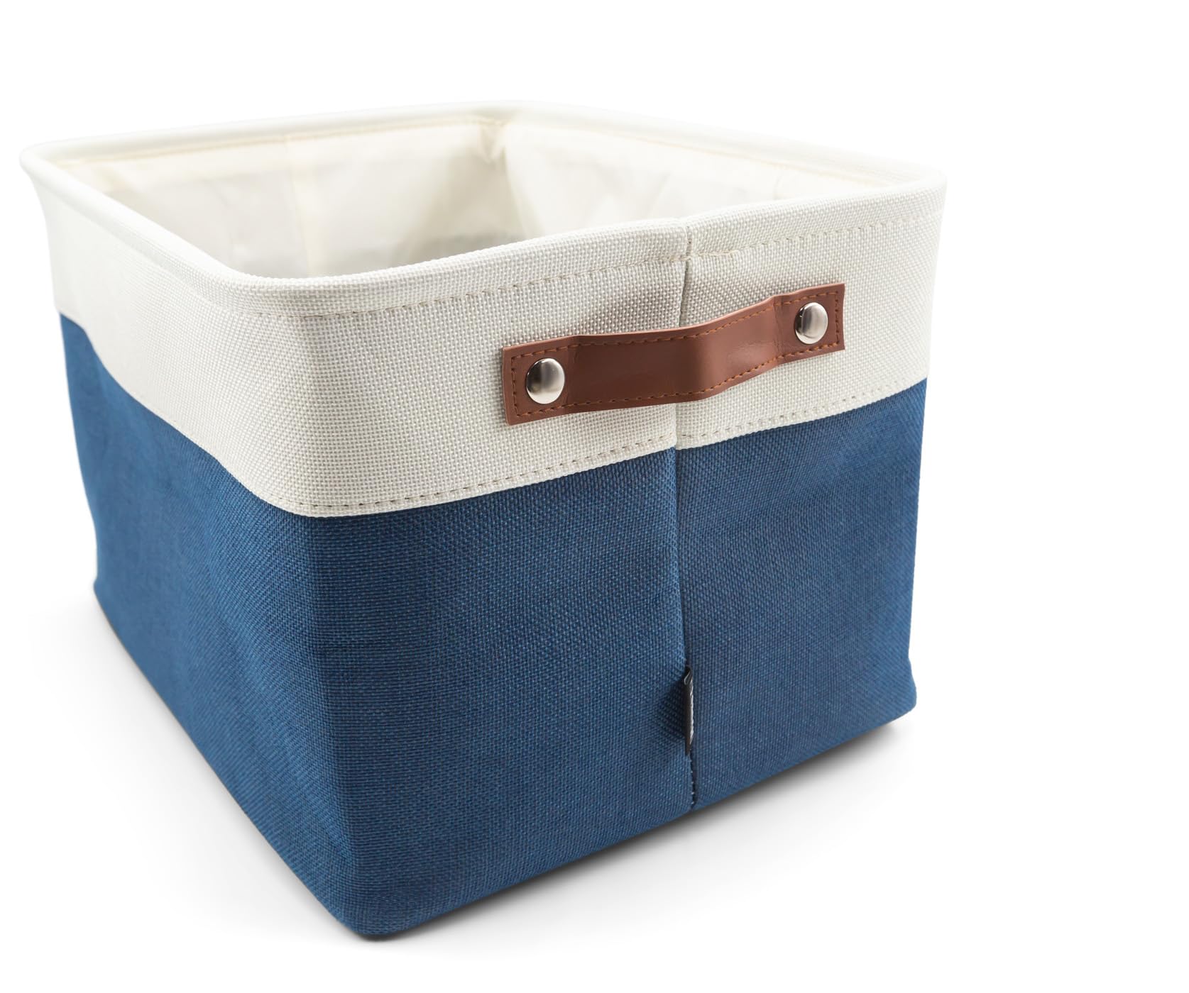 Hygge Plus bin organizes baby products in nursery.