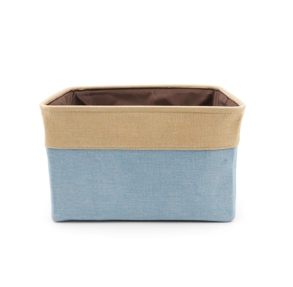 Hygge Plus bin used for book storage on a shelf.