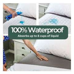 Hygge Sheets queen bed pad waterproof back layer protects mattress