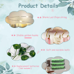 HY.MIS baby bows display on beech wood rod, sturdy and durable
