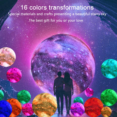 HYODREAM Moon Lamp remote-control use for quick mood shifts during events