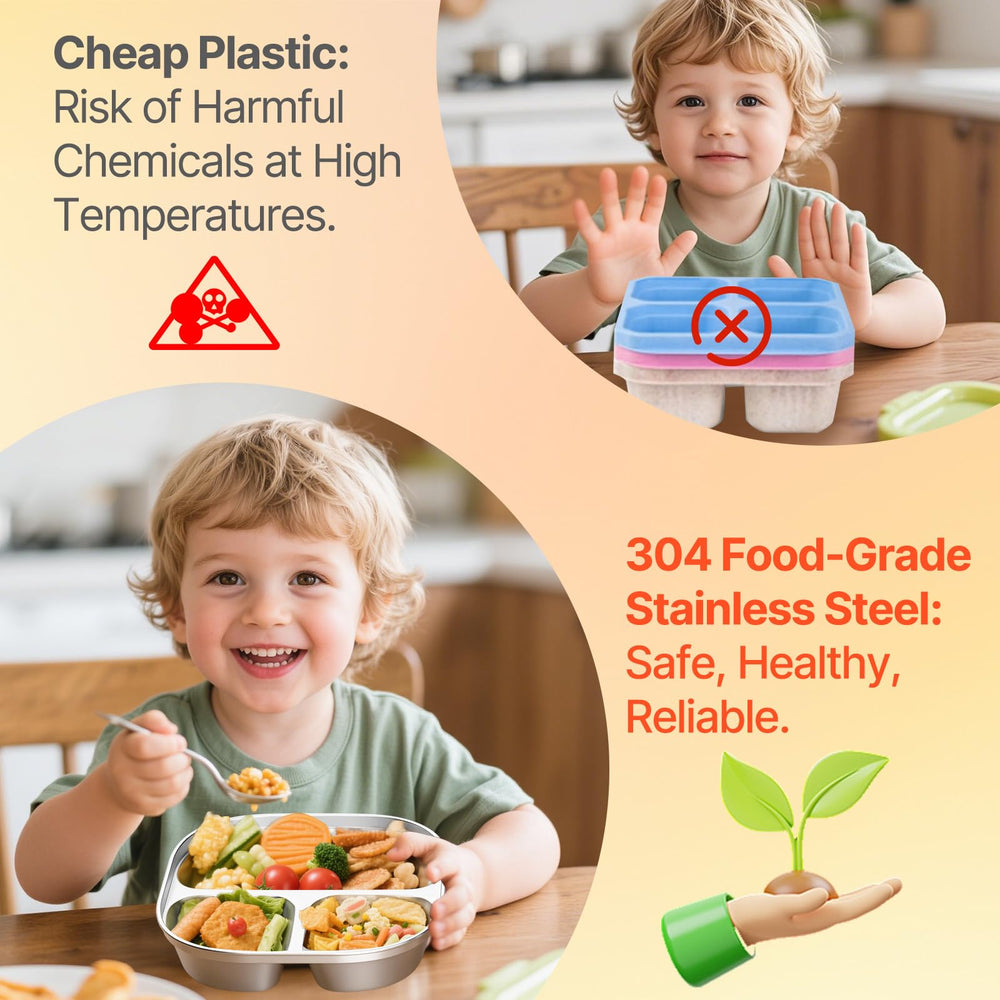 Durable Hyperzacc plates are dishwasher-safe for easy cleanup after meals.