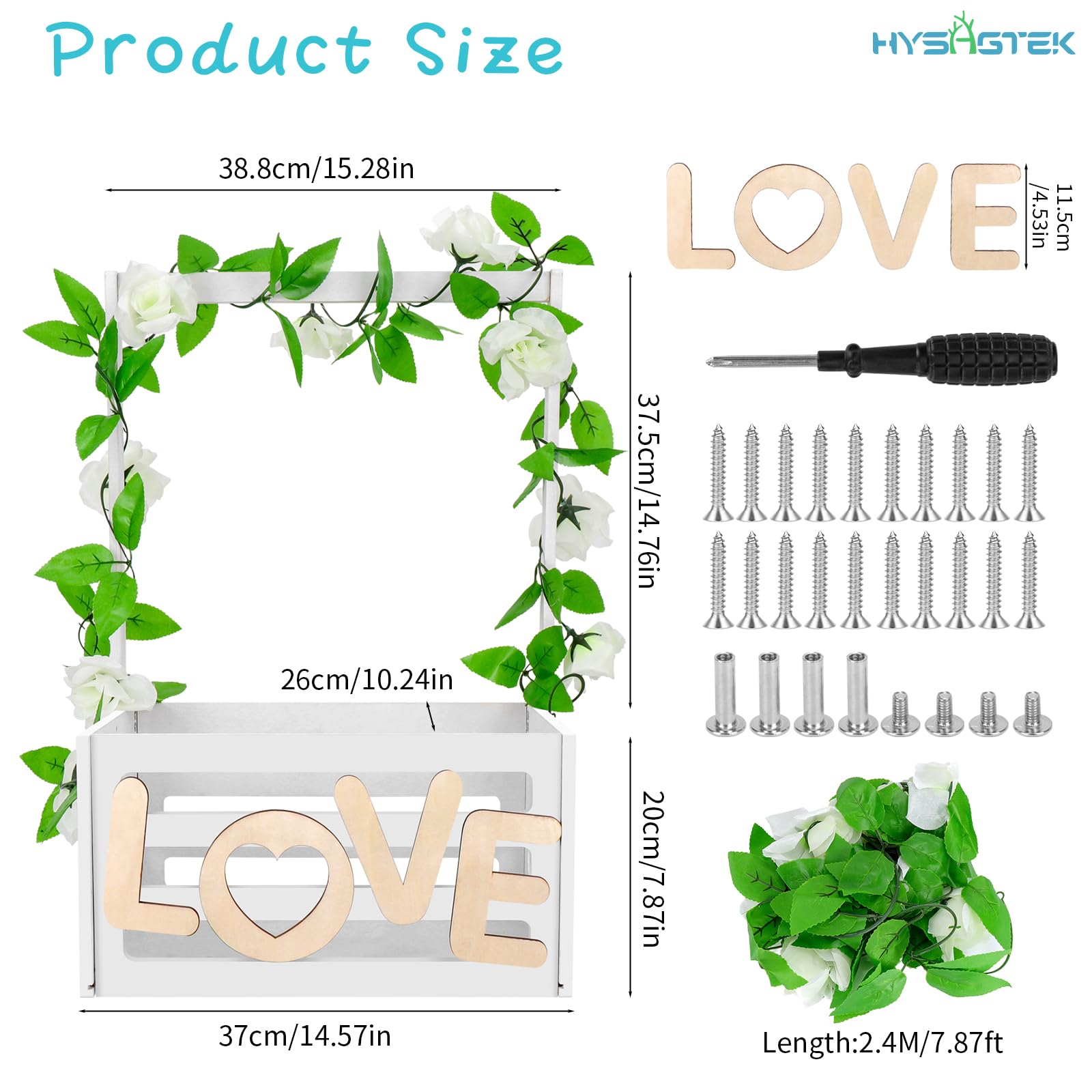 Hysagtek DIY decoration-ready box invites personalized styling.
