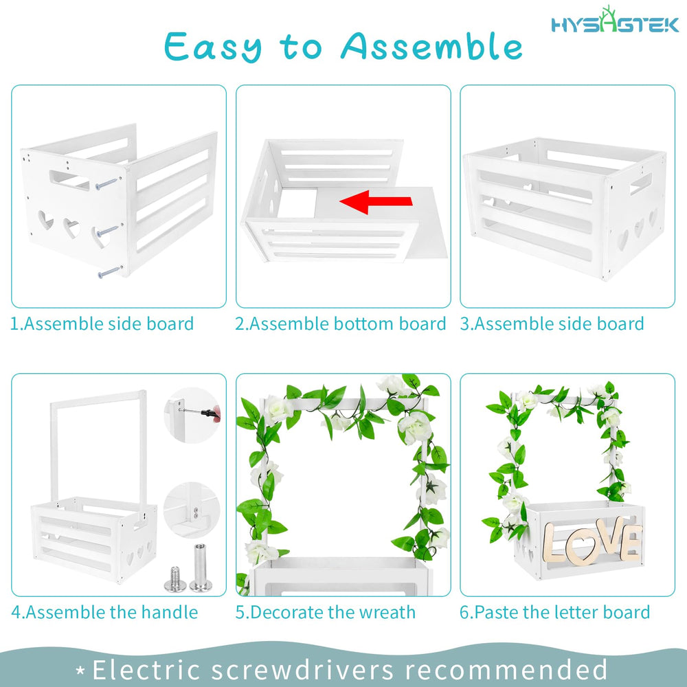 Hysagtek gift box set includes wreath and LOVE boards.