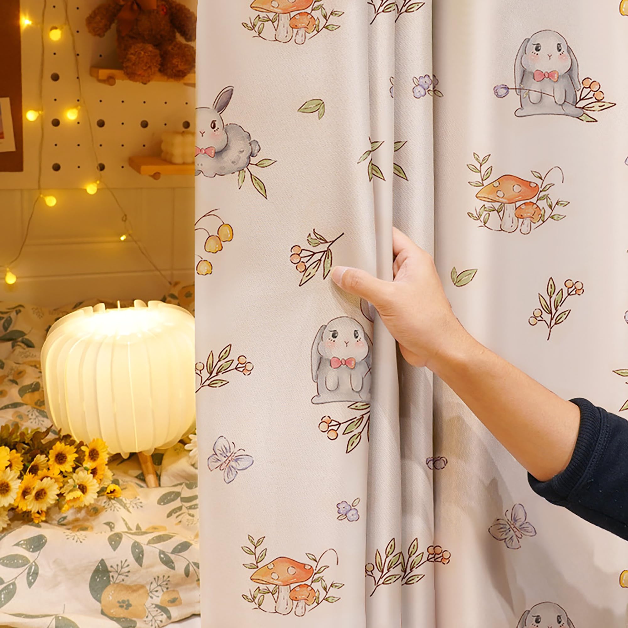 Hyuyikuwol crocodile pattern canopy offers stylish privacy in shared rooms.