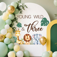 hzbcxs decal used as a photo booth prop for festive photos