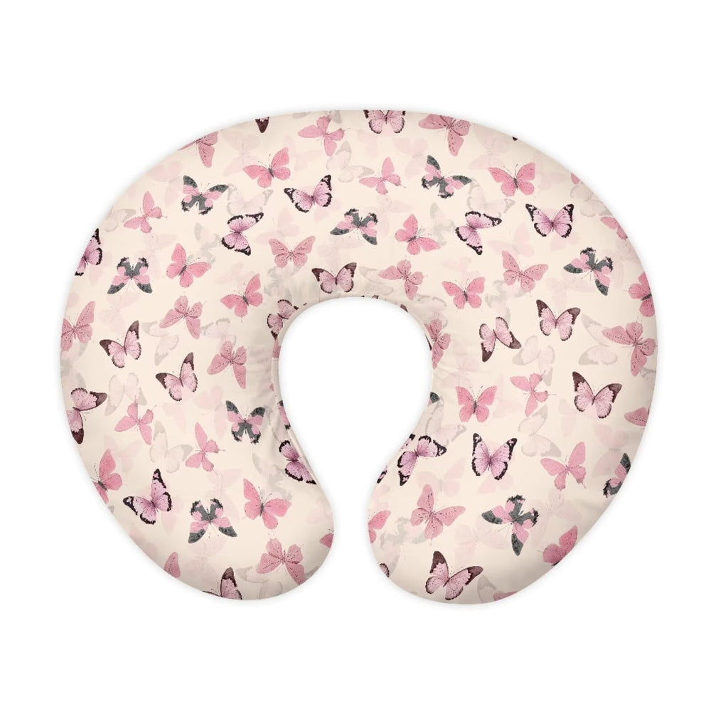 Hzeswody butterfly-pattern pillow cover for newborns, gentle touch for baby comfort