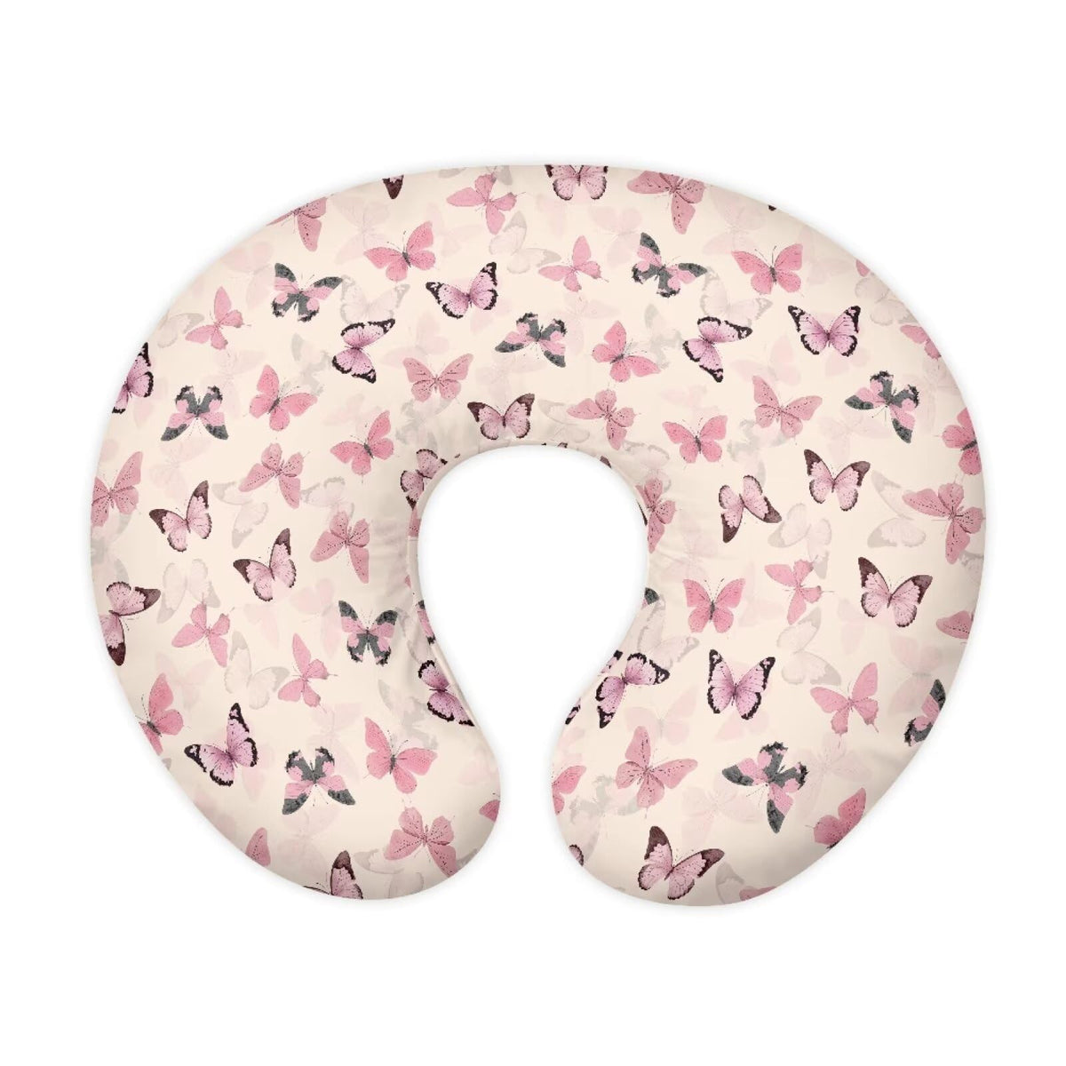 Hzeswody butterfly-pattern pillow cover for newborns, gentle touch for baby comfort
