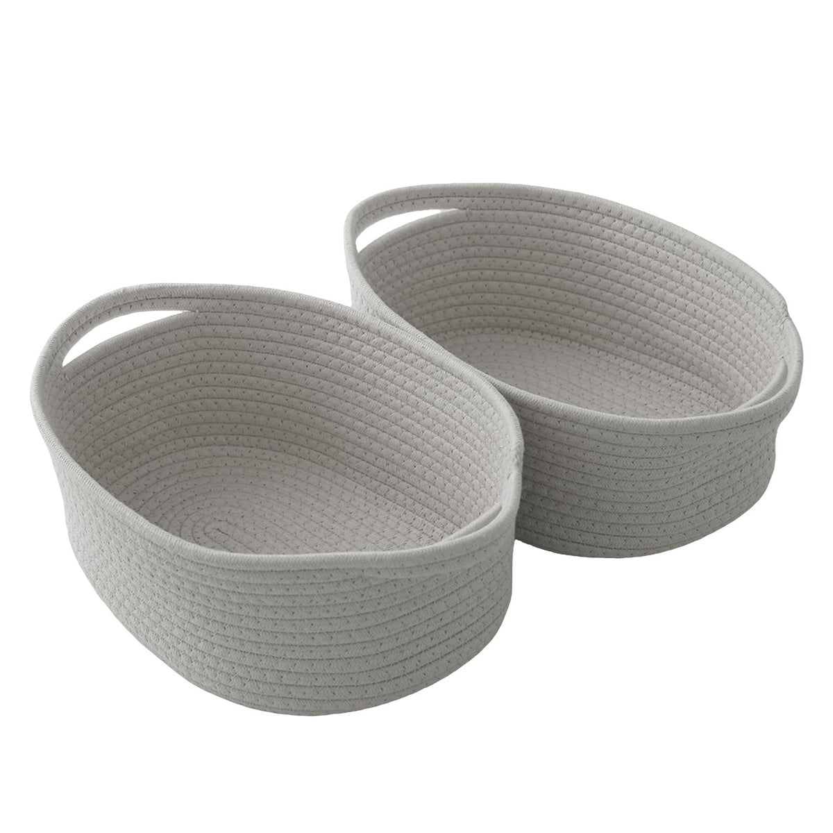 HZFTJOY 2-pack gift basket in grey with gift bag, ideal for gifting and storage