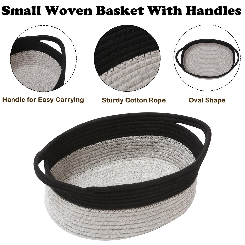 HZFTJOY basket with handles for easy moving and versatile use