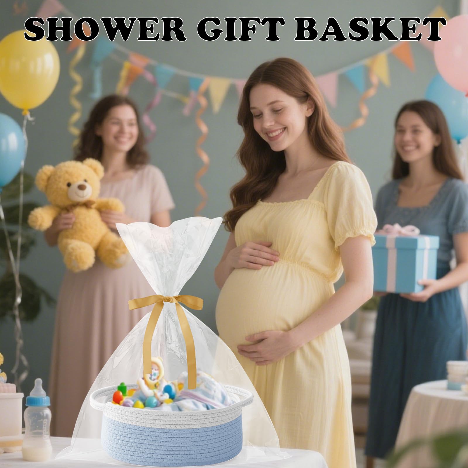 HZFTJOY bathroom organizer basket keeps essentials handy