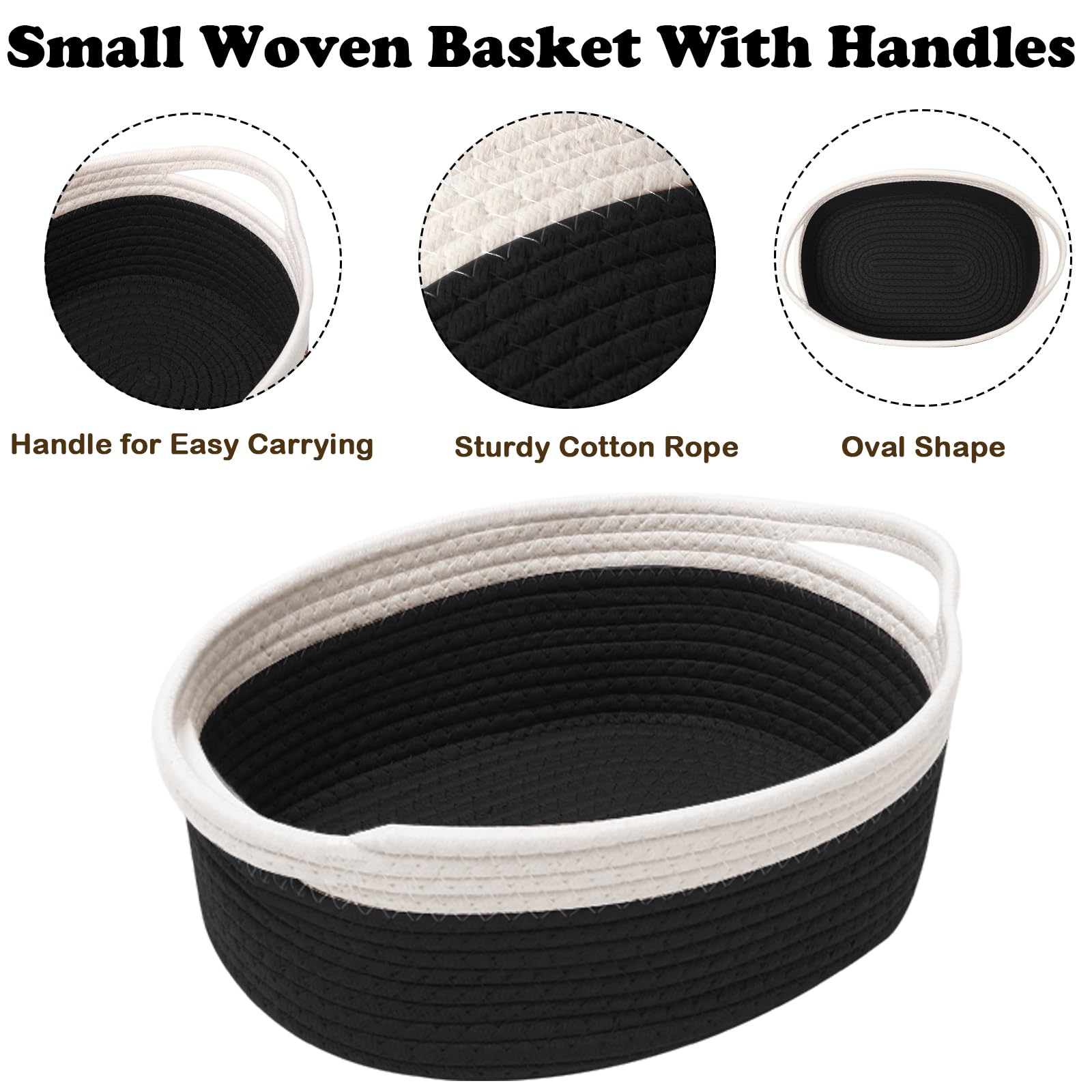 HZFTJOY bathroom storage basket adds decorative flair and order