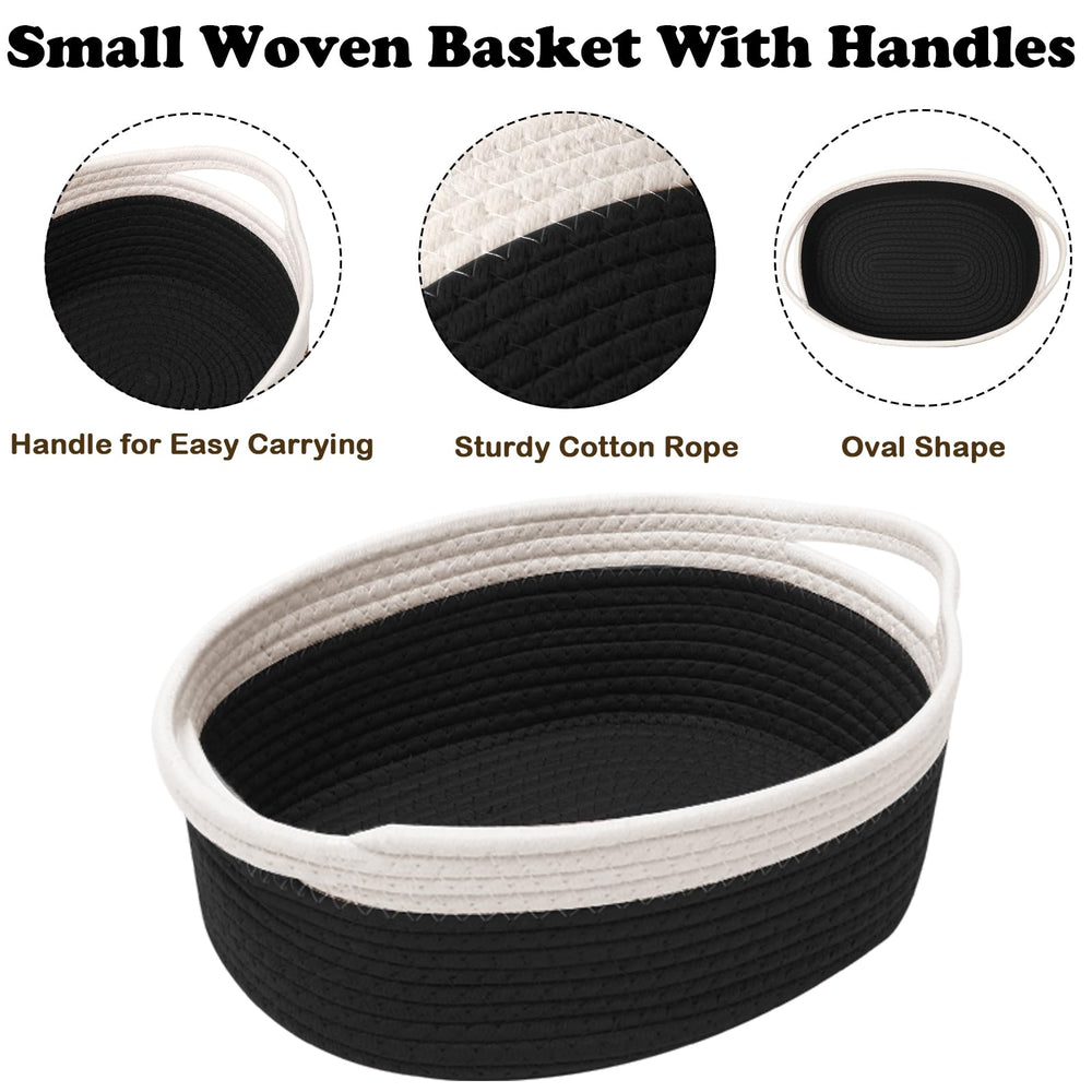 HZFTJOY bathroom storage basket adds decorative flair and order