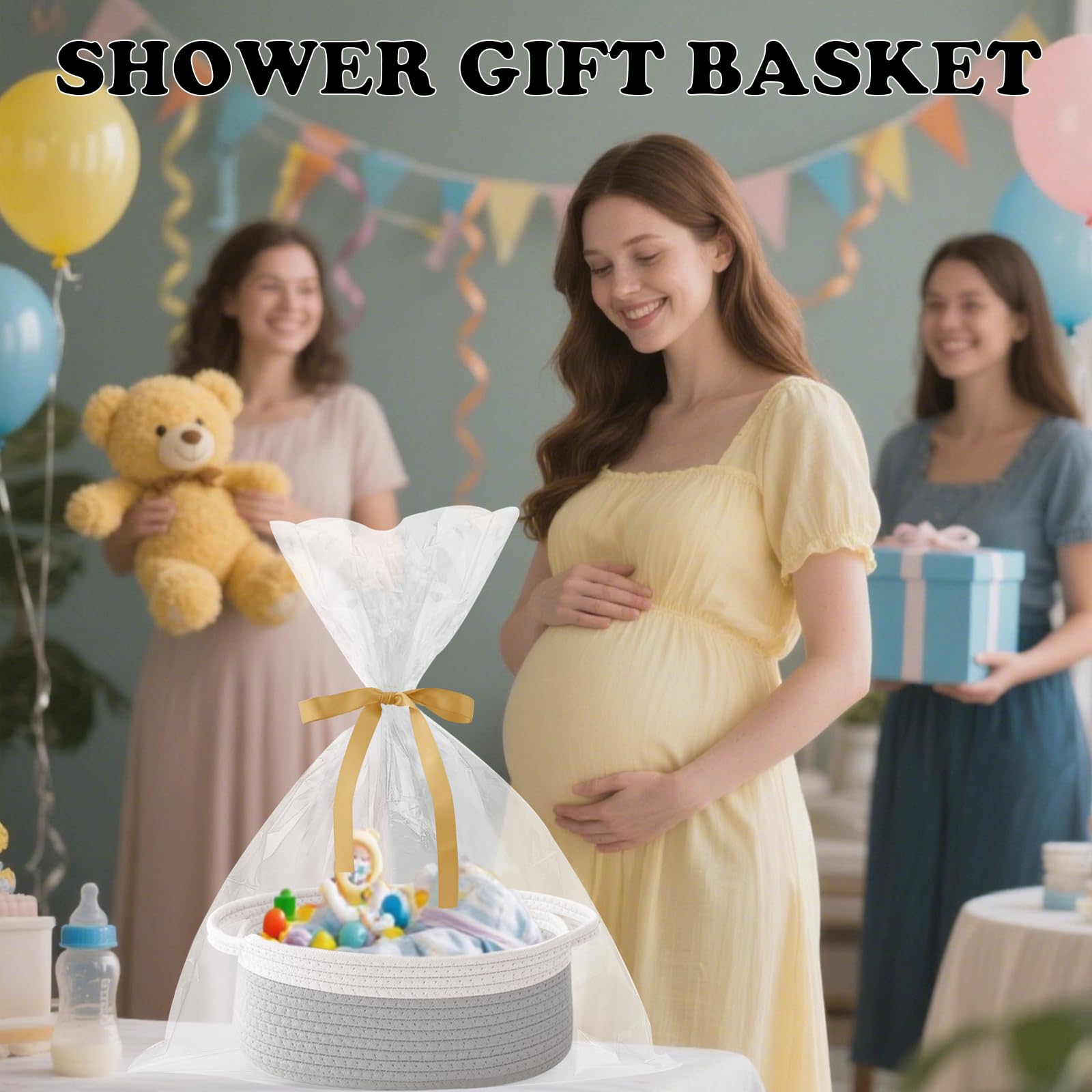 HZFTJOY bathroom storage basket keeps essentials tidy and accessible.