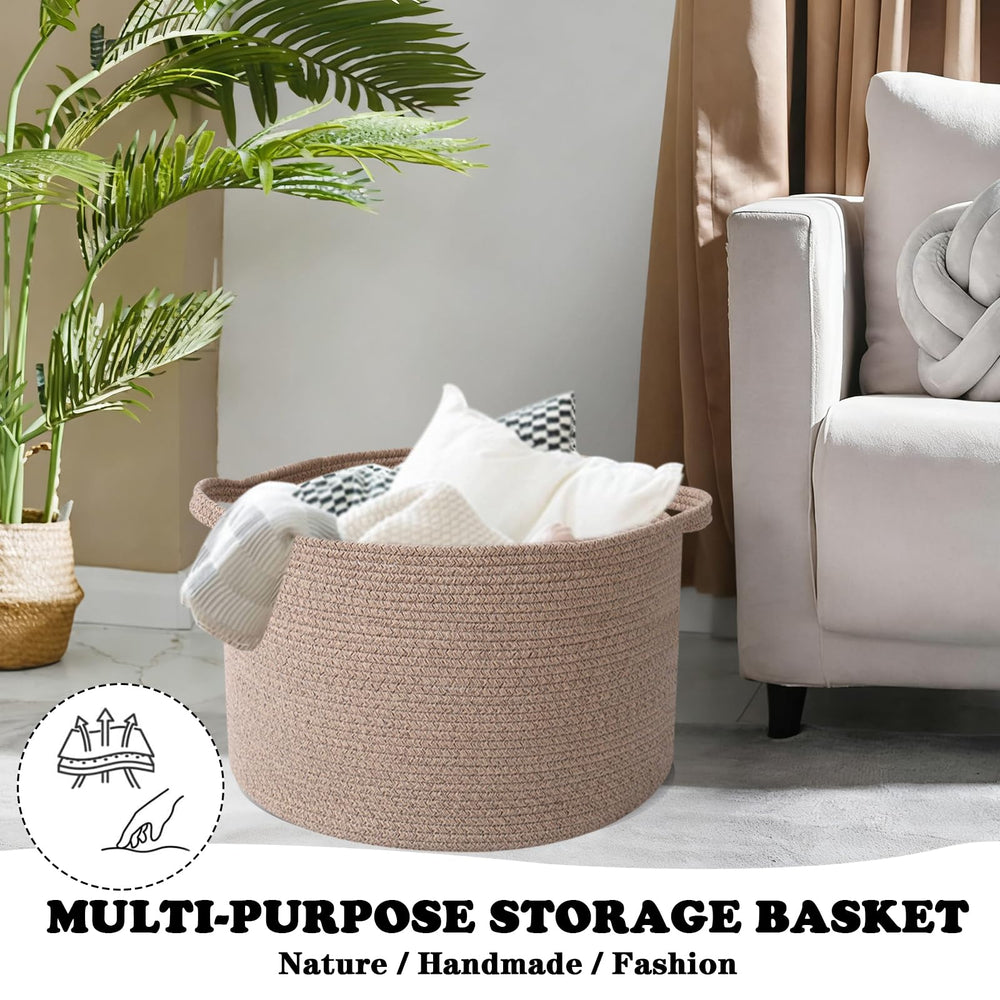 HZFTJOY collapsible basket folds flat for compact storage.