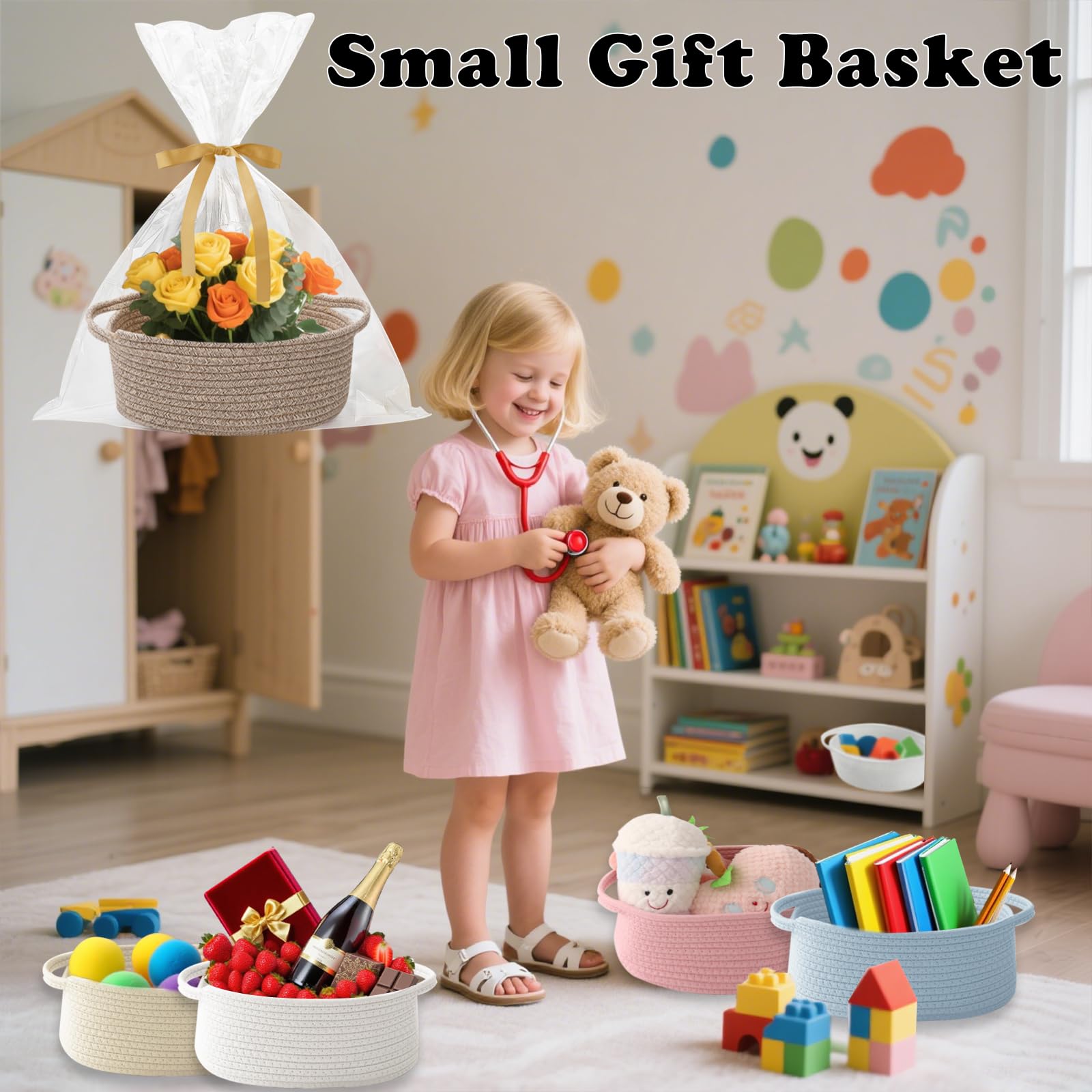 HZFTJOY gift bag with ribbons enhances gift-giving presentation and reuse