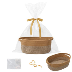 HZFTJOY gift basket with gift bag and ribbon for elegant gifting