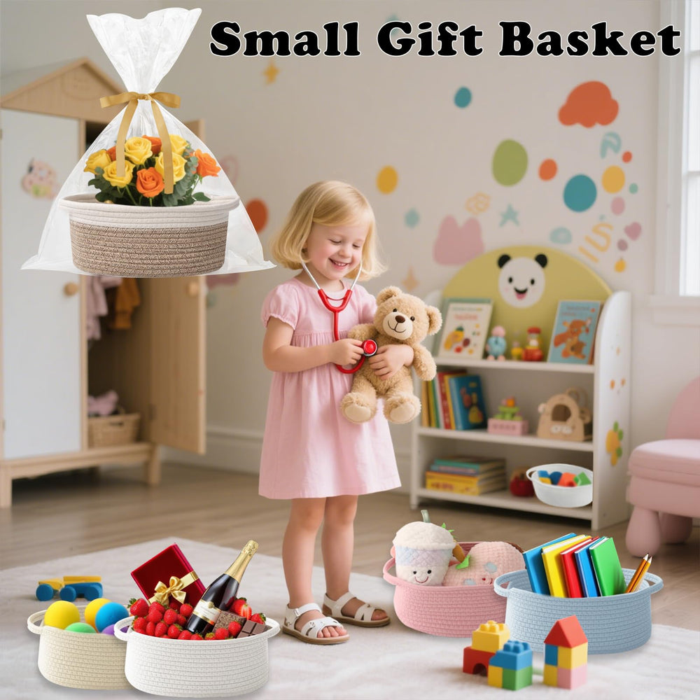 HZFTJOY gift basket with gift bag and ribbon packaging adds a ready-to-gift look.
