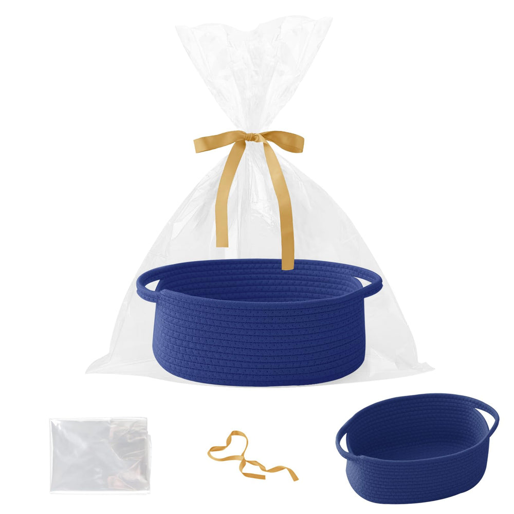 HZFTJOY gift basket with gift bag and ribbons for stylish gifting
