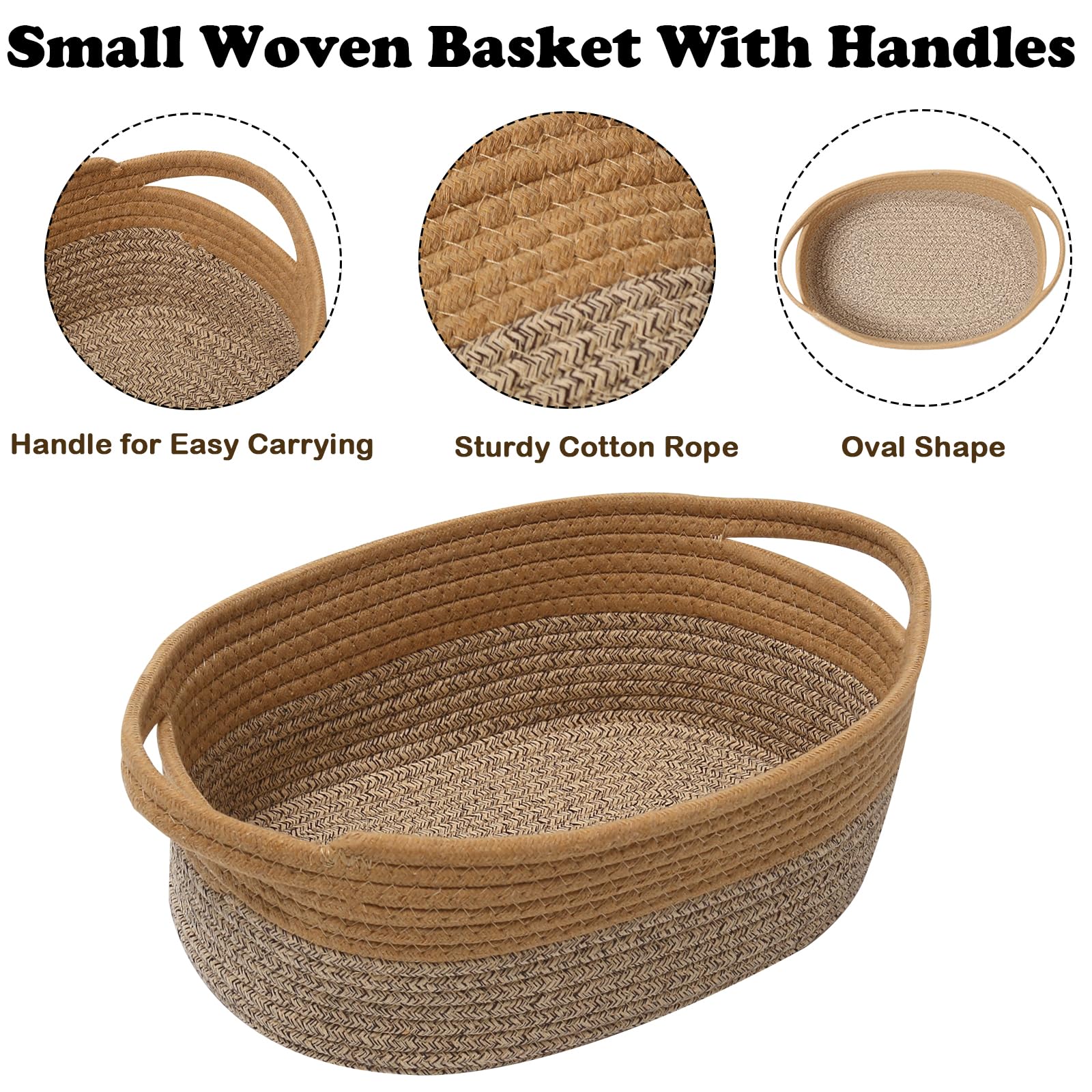HZFTJOY handled storage basket designed for easy organization