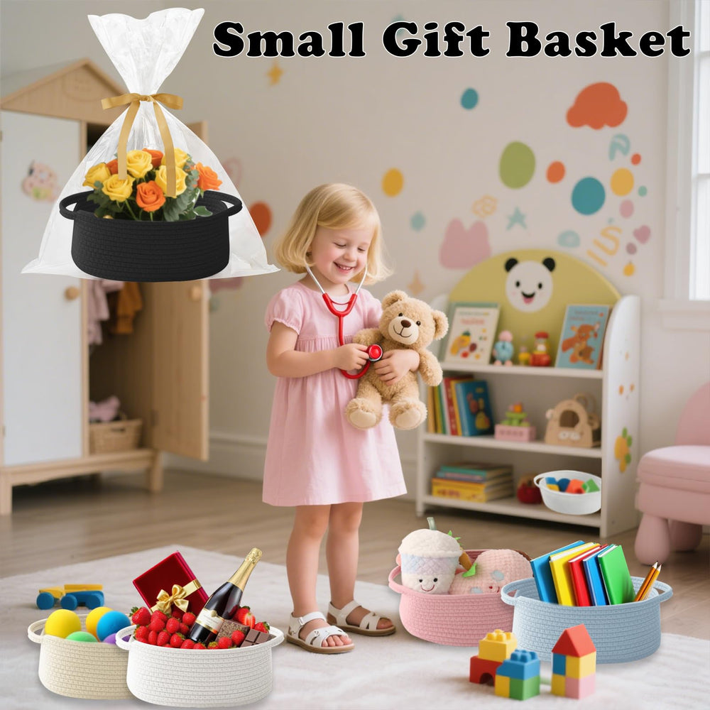 HZFTJOY multi-purpose storage basket for organizing items