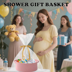 HZFTJOY multi-use storage basket holds small items neatly.