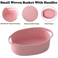 HZFTJOY rope-woven basket shows sturdy craftsmanship and natural texture.