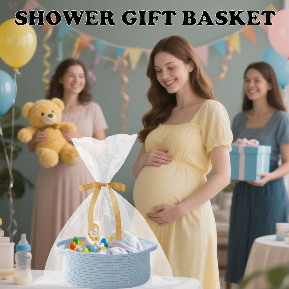 HZFTJOY shelf decor basket adds style while offering convenient storage.
