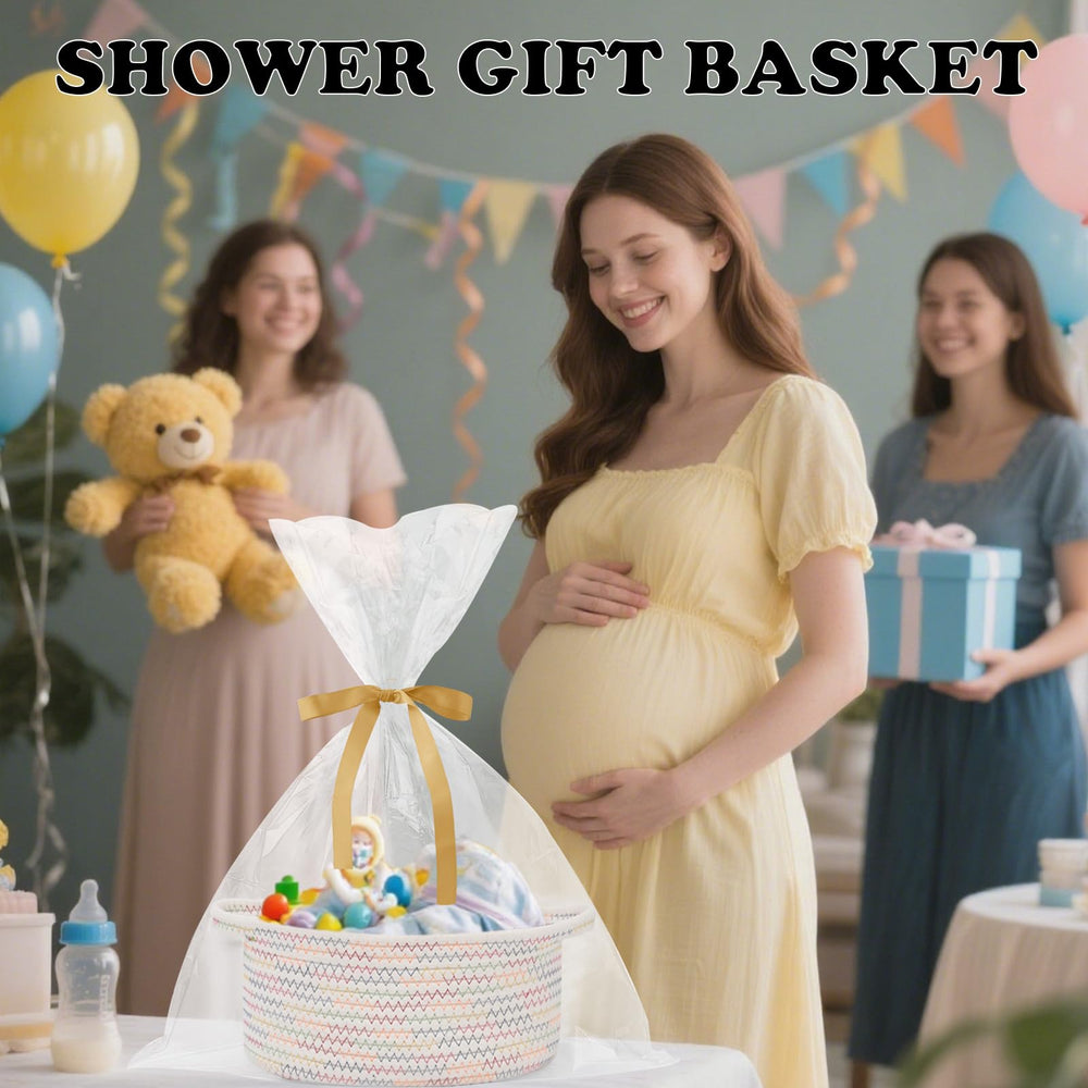 HZFTJOY shelf-decorative basket enhances room aesthetics while storing essentials.