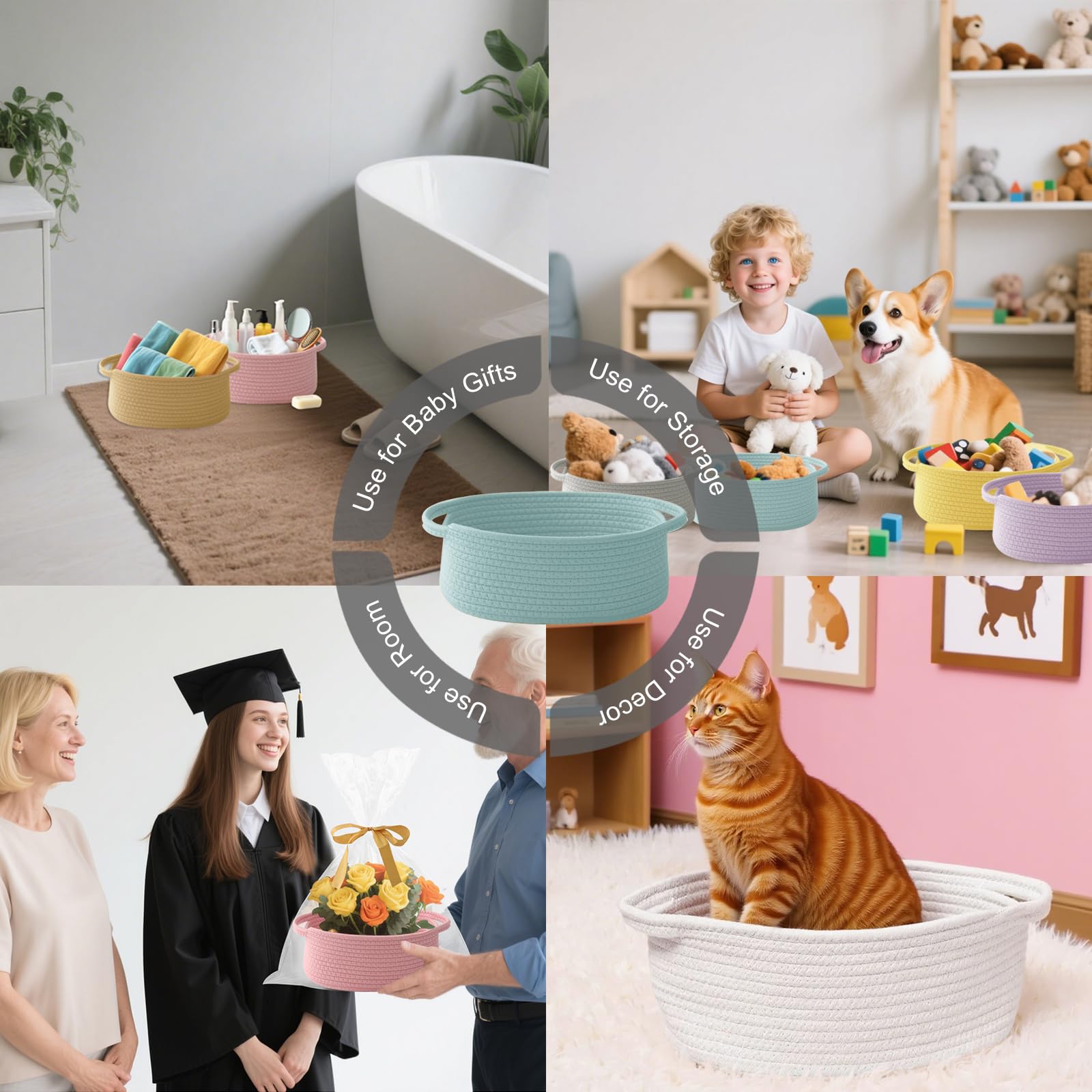 HZFTJOY storage for snacks, remotes, keys, and toiletries.