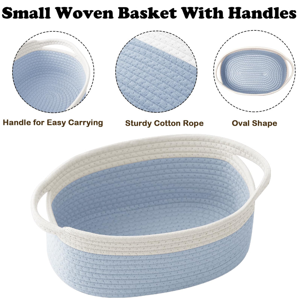 HZFTJOY woven storage basket provides durable organization