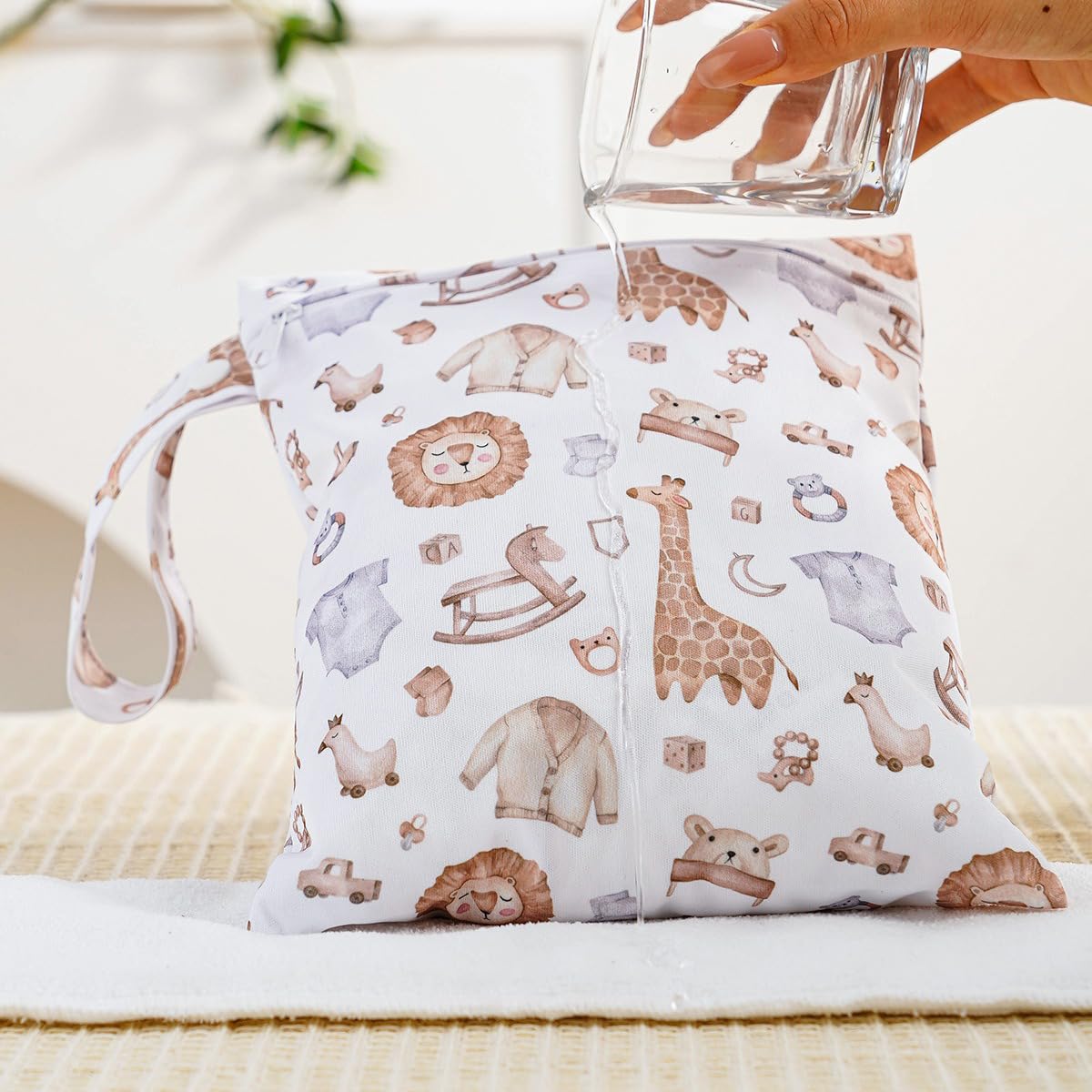 HZNOO diaper and baby items wet bag for travel days