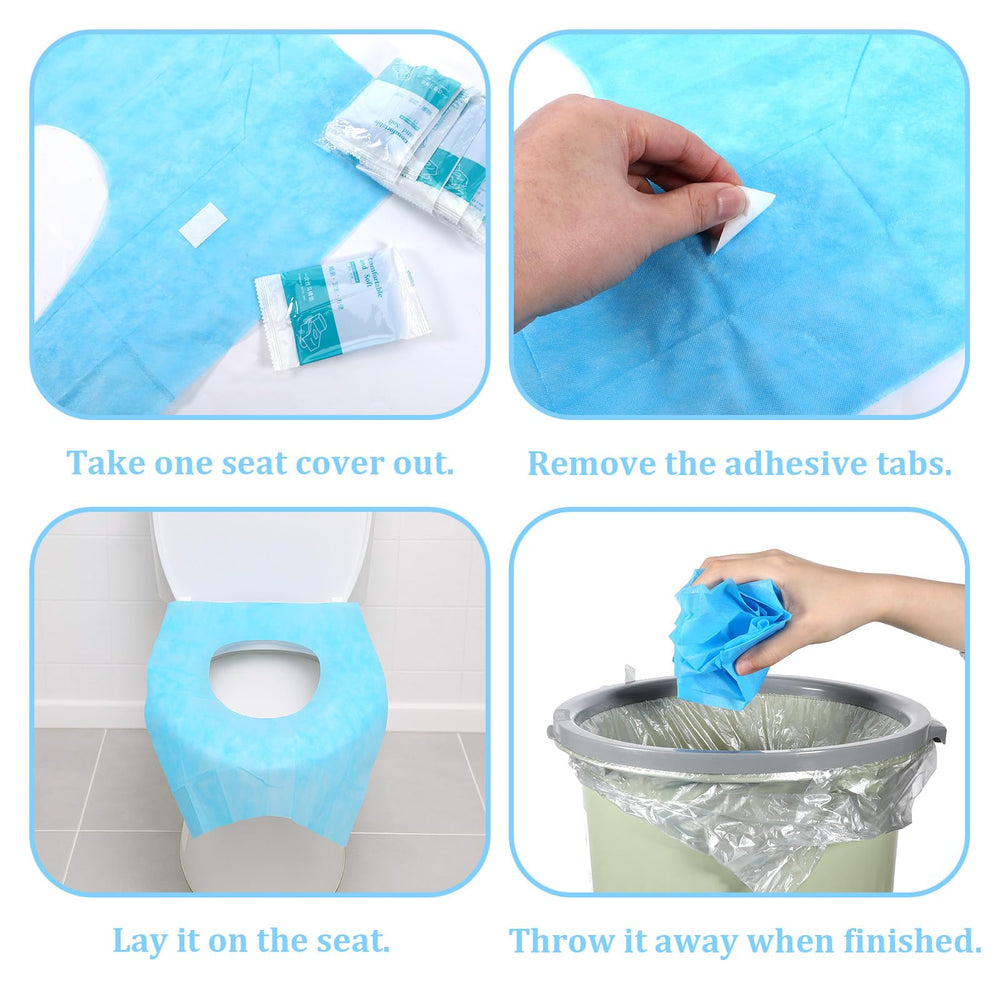 IANFAN individually wrapped covers stay clean and portable