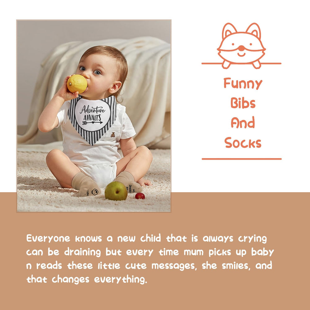 iAOVUEBY baby socks with non-slip grip for early movement